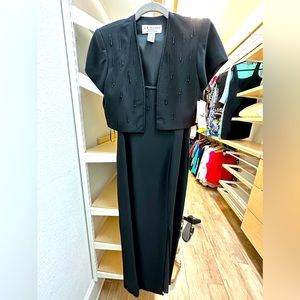 NWTags - J. R. Nites Black Formal Gown.